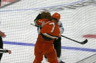 Radko Gudas And Josh Doan Roughing Penalty