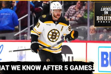 What We Know About the Bruins After 5 Games + Utah HC Game Preview