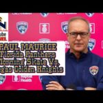 Paul Maurice, Florida Panthers Morning Skate Before Vegas Golden Knights