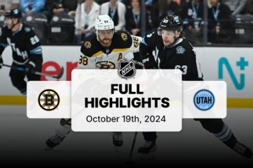 Bruins at Utah Hockey Club | October 19, 2024 | NHL Full Game Highlights