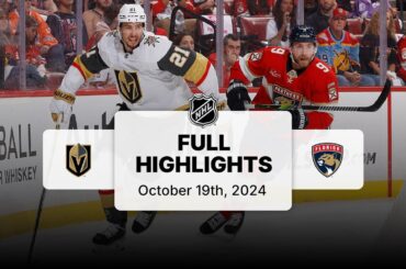 Golden Knights at Panthers | October 19, 2024 | NHL Full Game Highlights