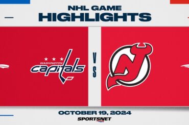 NHL Highlights | Capitals vs. Devils - October 19, 2024