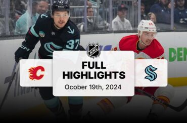 Flames at Kraken | October 19, 2024 | NHL Full Game Highlights