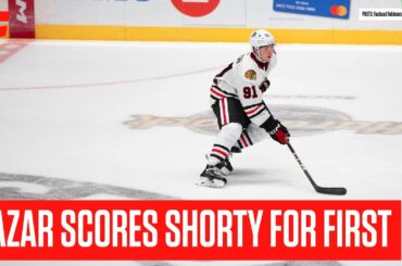 Chicago Blackhawks Prospect Frank Nazar Scores Shorthanded For First AHL Goal