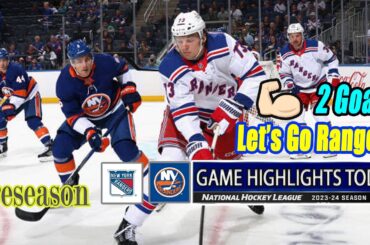 New York Rangers vs New York Islanders Game Highlights (10/04/2024) Preseason | 2024 NHL Season