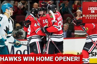 Chicago Blackhawks Win Home Opener 4-2 Over Sharks, + Alec Martinez Placed On IR