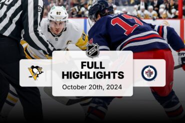 Penguins at Jets | October 20, 2024 | NHL Full Game Highlights