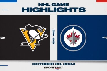 NHL Highlights | Penguins vs. Jets - October 20, 2024