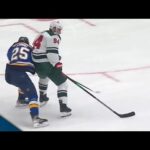 Wild's Jakub Lauko Overpowers Jordan Kyrou On Breakaway For Short-Handed Goal