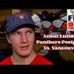 Anton Lundell, Florida Panthers Postgame After OT loss to the Vancouver Canucks