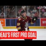 Carolina Hurricanes Prospect Bradly Nadeau Picks Up First Professional Goal With Chicago Wolves