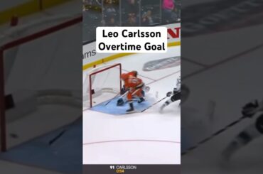 Leo Carlsson Overtime Beauty #goal #nhl #hockey #sports #ducks #anaheim #overtime