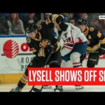 Boston Bruins Prospect Fabian Lysell Shows Off Skill For First Goal Of The Season For Providence