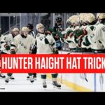 Minnesota Wild Prospect Hunter Haight Scores First Three AHL Goals In Hat Trick For Iowa Wild