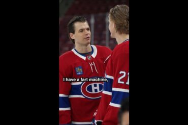 Prank at Habs team photo 💨 #NHL #Shorts