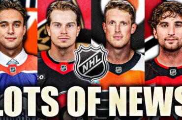 LOTS OF NEWS FOR THE OILERS, SENATORS, FLYERS, DEVILS: HUGE SIGNINGS & ROSTER MOVEMENT