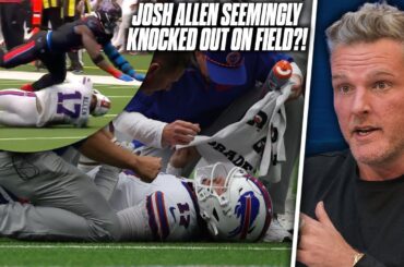 Josh Allen Seemingly Gets Knocked Out Before "Bad Clock Management" In Texans Loss