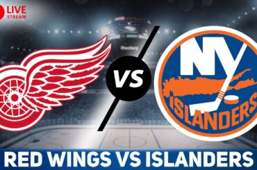 Detroit Red Wings vs New York Islanders LIVE GAME REACTION & PLAY-BY-PLAY