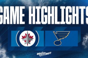 St. Louis Blues vs. Winnipeg Jets - Game Highlights