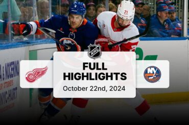 Red Wings at Islanders | October 22, 2024 | NHL Full Game Highlights