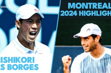 Kei Nishikori Continues Winning Form vs Nuno Borges | Montreal 2024 Highlights