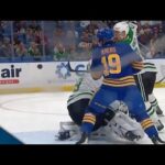 Sabres' Peyton Krebs Bats Puck In Off The Crossbar vs. Stars