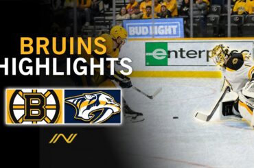 Bruins Highlights: Boston Takes On Nashville For Final Game Of Road Trip