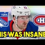 Rangers Offence Is ELITE... New York Rangers vs Montreal Canadiens Game Reaction & Recap!