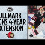 Linus Ullmark Signs 4-Year Contract with Senators