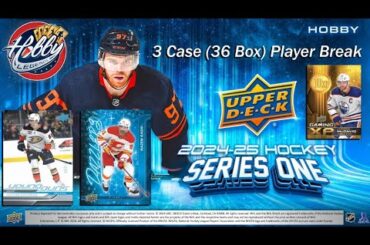 2024/25 Upper Deck SERIES 1 Hockey 3 Hobby Case PLAYER Break eBay 10/22/24