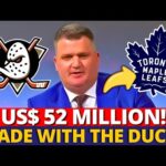 URGENT! Leafs SIGNING $52 million DEFENDER from the Anaheim Ducks! DEAL CLOSED? MAPLE LEAFS NEWS