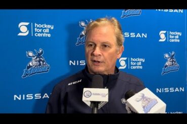 Manitoba Moose Practice Report: Head coach Mark Morrison