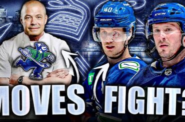 PATRIK ALLVIN MAKES TWO SMART ROSTER MOVES + ELIAS PETTERSSON & JT MILLER FIGHT @ CANUCKS PRACTICE?