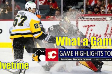 Pittsburgh Penguins vs Calgary Flames [FINAL/OT] FULL GAME Highlights (10/22/2024) | 2024 NHL Season