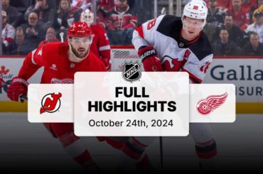 Devils at Red Wings | October 24, 2024 | NHL Full Game Highlights