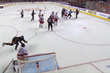 MacKenzie Weegar Shoots Puck After Whistle, Penalized For Unsportsmanlike Conduct (Dual-Feed)