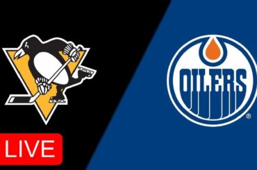 EDMONTON OILERS VS PITTSBURGH PENGUINS LIVE | OILERS FAN REACTION & COMMENTARY