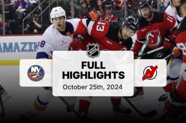 Islanders at Devils | October 25, 2024 | NHL Full Game Highlights