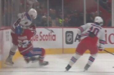 Jacob Trouba Brutal Hit On Justin Barron, Martin St. Louis Shouts F Bombs at Ref