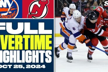 New York Islanders at New Jersey Devils | FULL Overtime Highlights - October 25, 2024