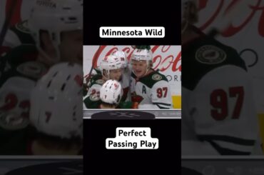 Kaprizov and  Zuccarello work give and go to perfection for Minnesota Wild #hockey #nhl #sports