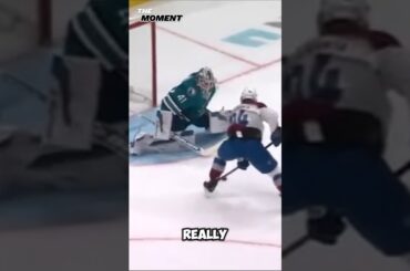 NHL - Colorado Avalanche vs. San Jose Sharks - Joel Kiviranta beautifully beat Vitek Vanecek #nhl