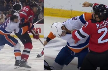 Kurtis MacDermid Fights Scott MayField After Hit On Alexander Romanov