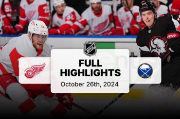 Red Wings at Sabres | October 26, 2024 | NHL Full Game Highlights