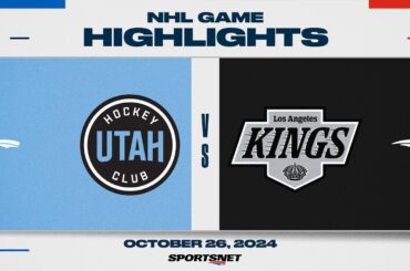 NHL Highlights | Utah HC vs. Kings - October 26, 2024