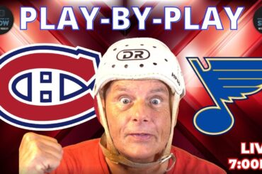 NHL GAME PLAY BY PLAY: BLUES VS CANADIENS