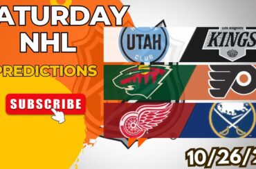 NHL Picks & Predictions Today 10/26/24 | NHL Picks Today 10/26/24 | Best NHL Bets