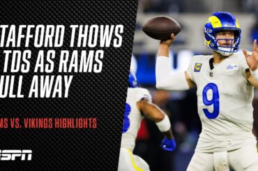 Minnesota Vikings vs. Los Angeles Rams | Matthew Stafford throws 4 TDs in Rams win