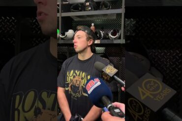 Charlie McAvoy Boston Bruins Postgame Media Scrum!!! 10/24/2024