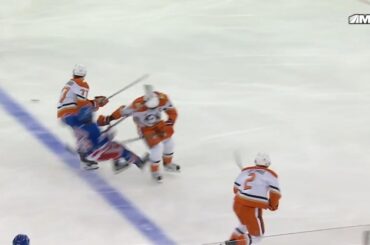 Radko Gudas Massive Hit Against Sam Carrick